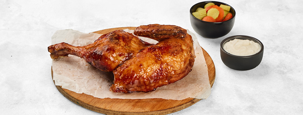 Half Rotisserie Plain